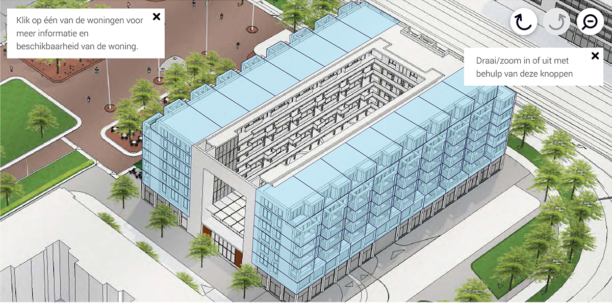 Preview woningzoeker Bouwinvest projectwebsite - madebyQ.nl